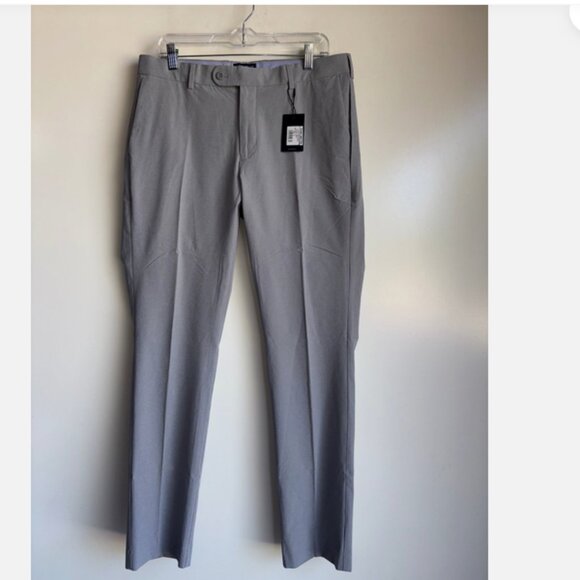 NWT Peter Millar Crown Crafted Surge Tailored Fit Pants Size 36x32 Gray